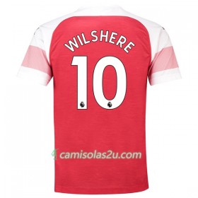 Camisolas de futebol Arsenal Wilshere 10 Equipamento Principal 2018/19 Manga Curta